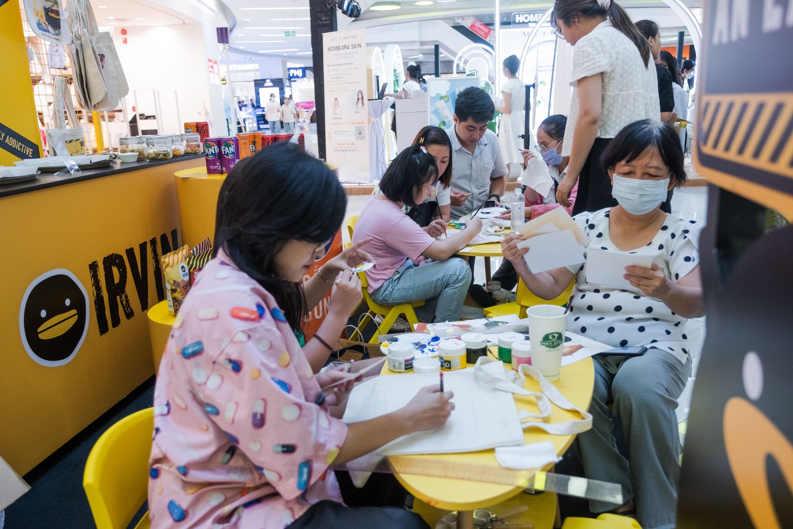 Dự án ra mắt thương hiệu Irvins tại các Mall và Siêu thị lớn