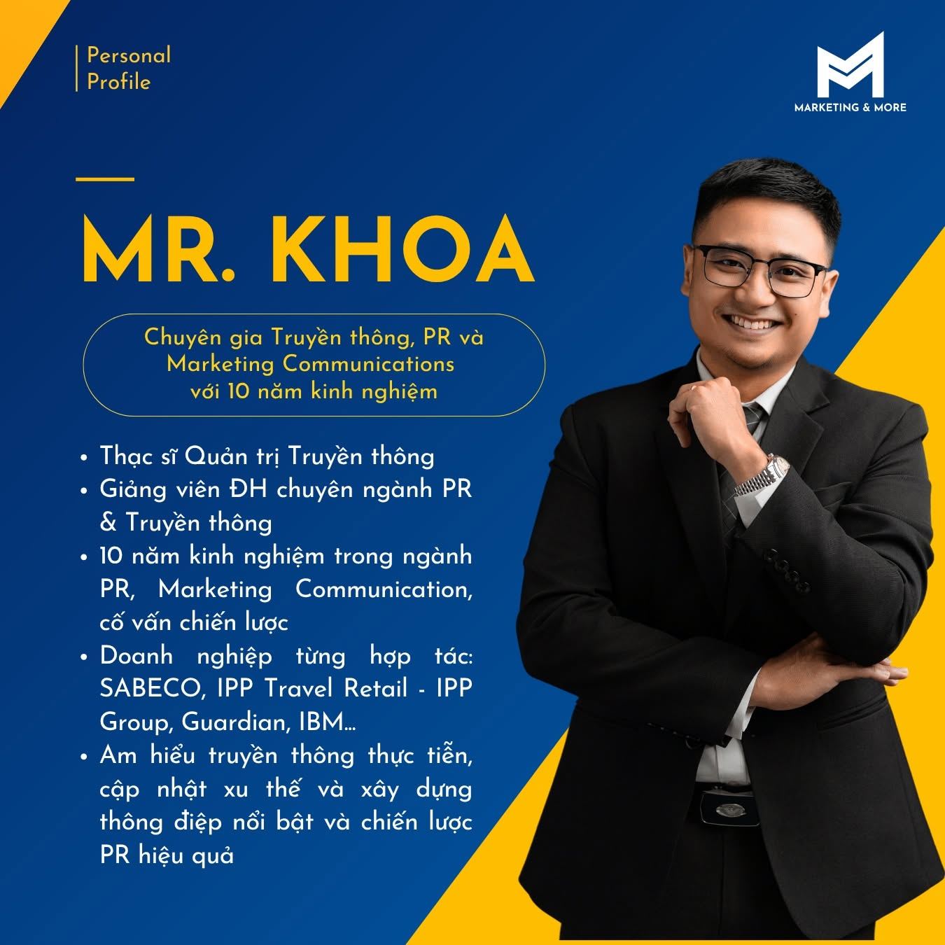 Marketing & More – Mr. Khoa